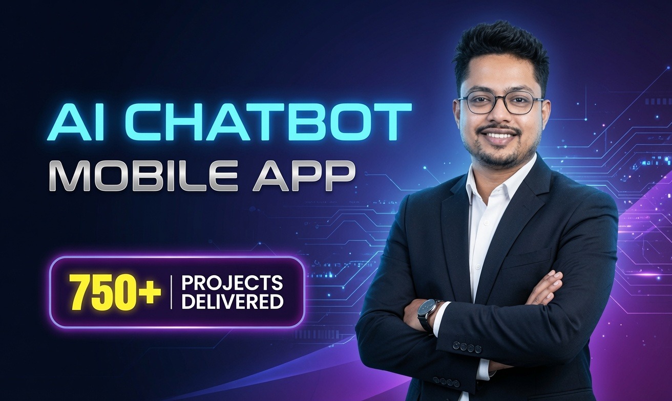 I will develop ai mobile app, website, ai chatbot, ai automation, ai saas using ml, dl