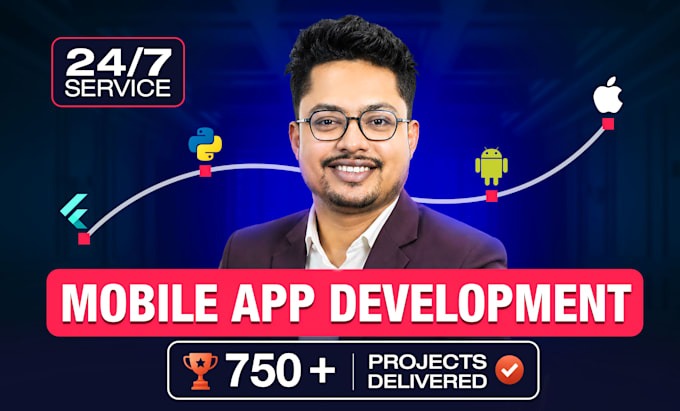 I will do cross platform mobile app development using flutter as a mobile app developer